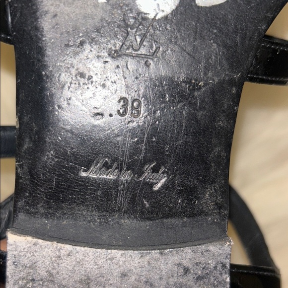 Louis Vuitton Patent Leather Sandals Sz 39 - Picture 5 of 11